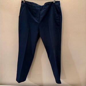 Express Midnight Blue Pants nice women navy slacks nwt 12 R
